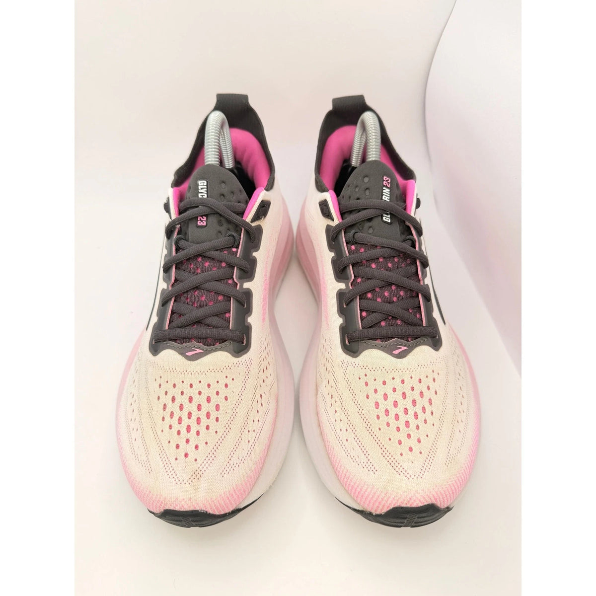 Brooks Glycerin 23 Womens Running Shoes UK 7 White Pink Black, photo 3