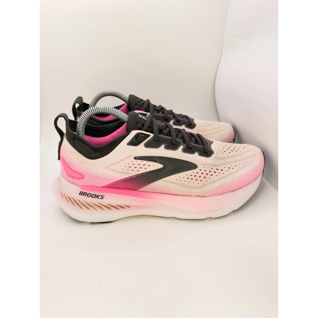 Brooks Glycerin 23 Womens Running Shoes UK 7 White Pink Black, photo 6
