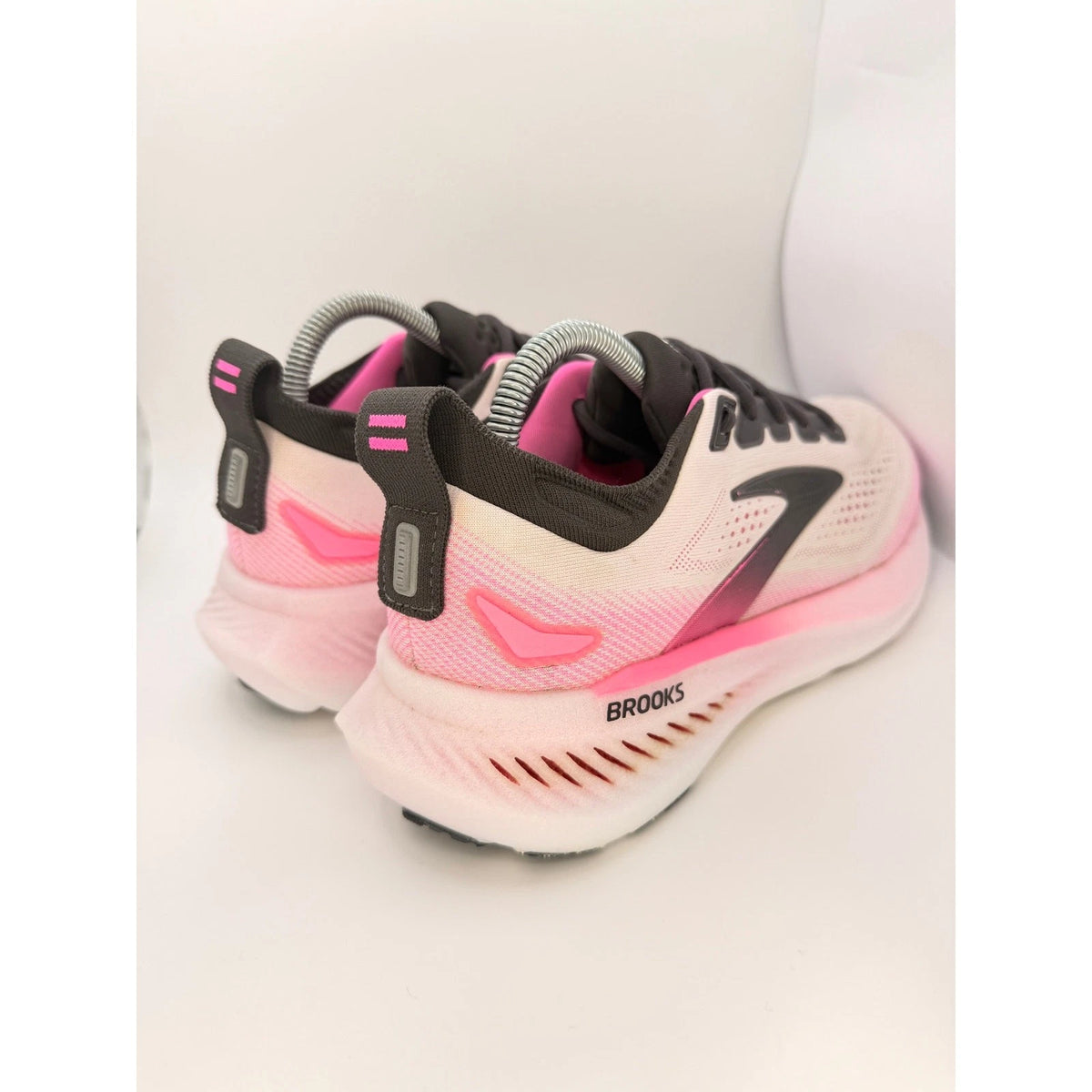 Brooks Glycerin 23 Womens Running Shoes UK 7 White Pink Black, photo 7