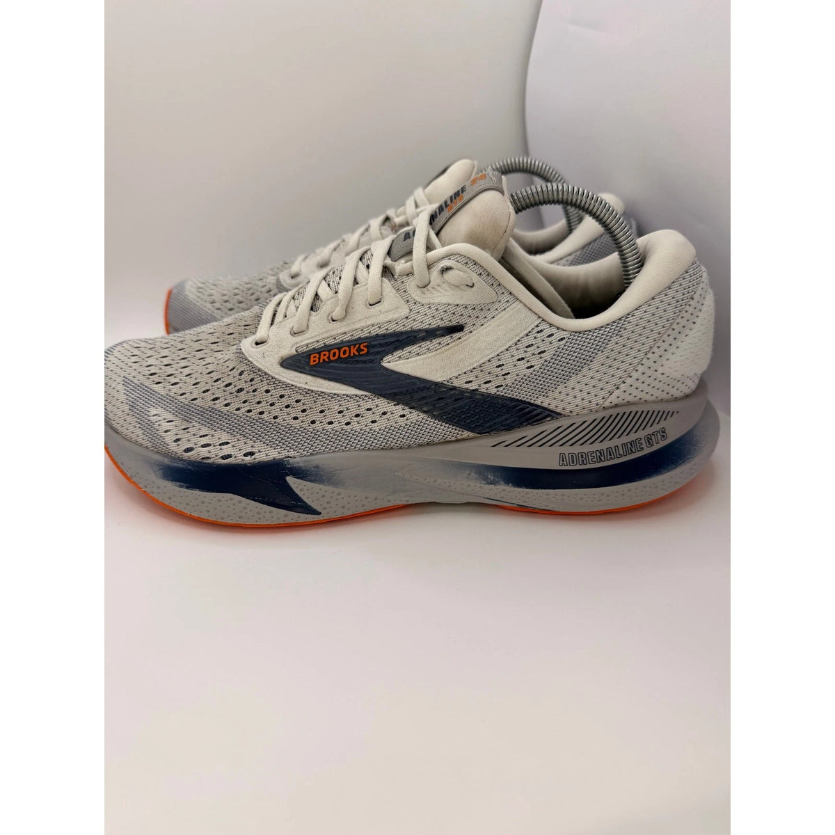 Brooks Adrenaline GTS 24 Mens UK 9 Stability Running Shoes Gym Trainers White — photo 12
