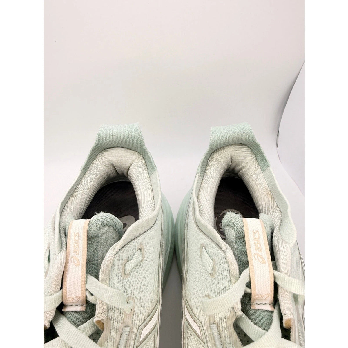 ASICS Gel-Nimbus 27 Mens Running Shoes Trainers Mint Green UK 9.5 EU 44.5 — photo 12
