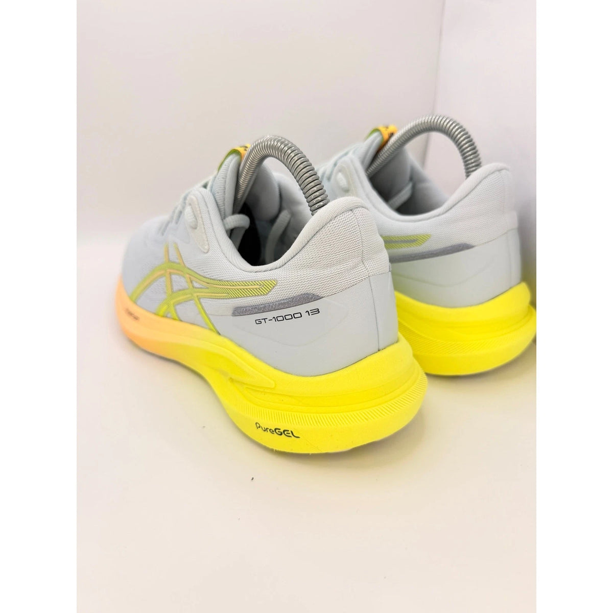 ASICS GT-1000 13 Womens UK 7 Grey Yellow Stability Running Shoes PureGEL — photo 11