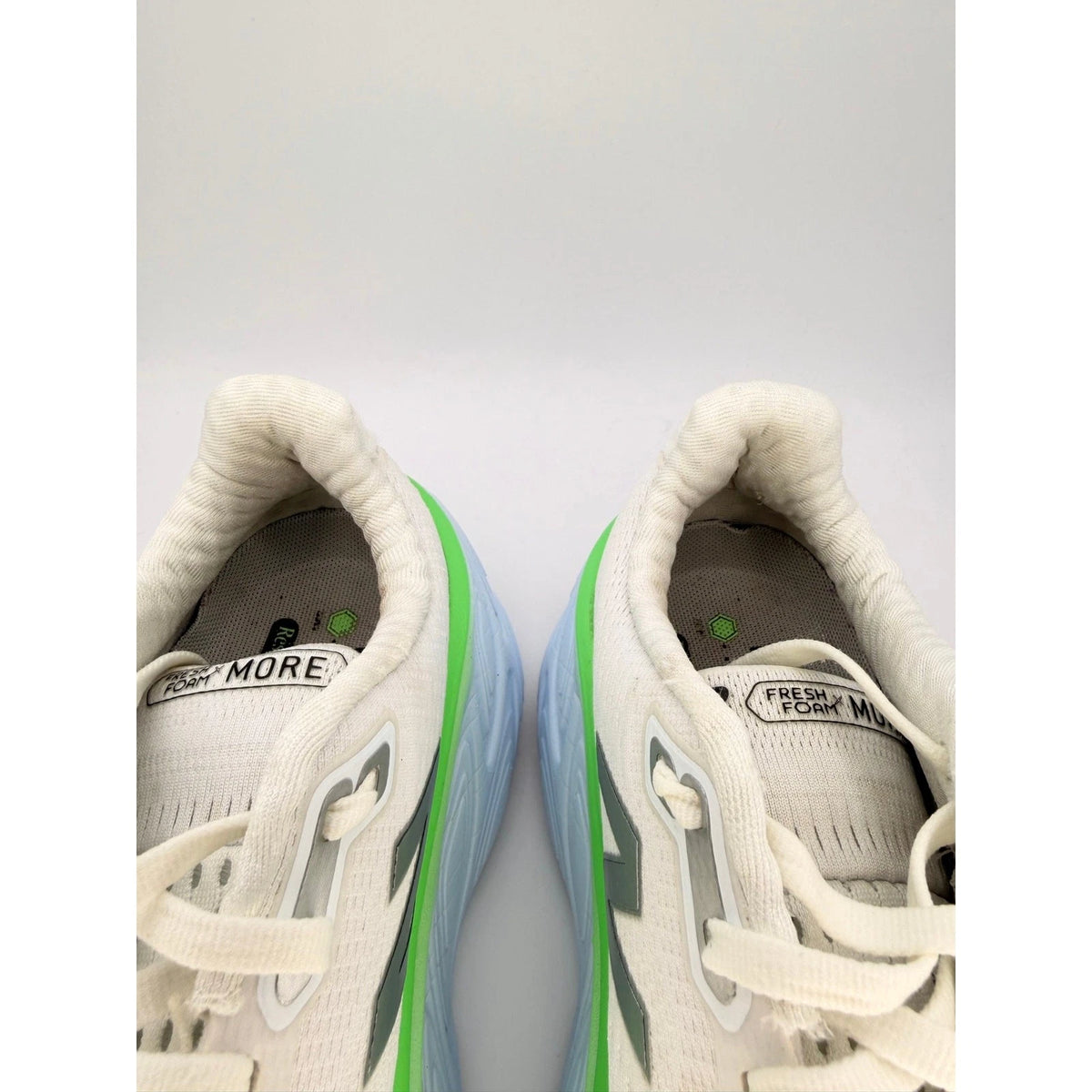New Balance Fresh Foam X More v5 Womens UK 4 White Max Cushion Running Shoes — photo 12