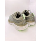 Hoka Bondi 8 Mens UK 8 Grey Lime Max Cushion Running Shoes — photo 9