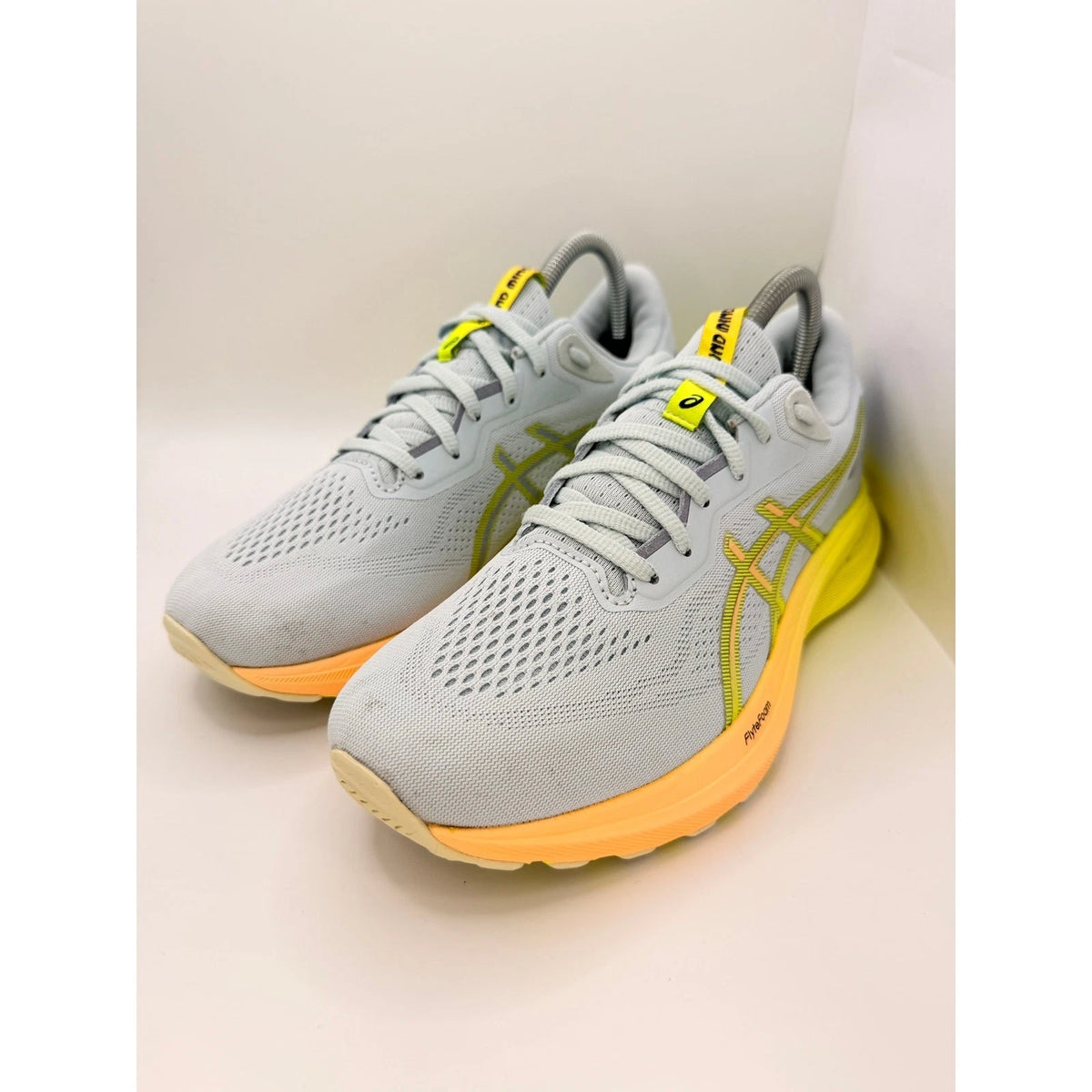 ASICS GT-1000 13 Womens UK 7 Grey Yellow Stability Running Shoes PureGEL — photo 1