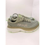 Hoka Bondi 8 Mens UK 8 Grey Lime Max Cushion Running Shoes — photo 6