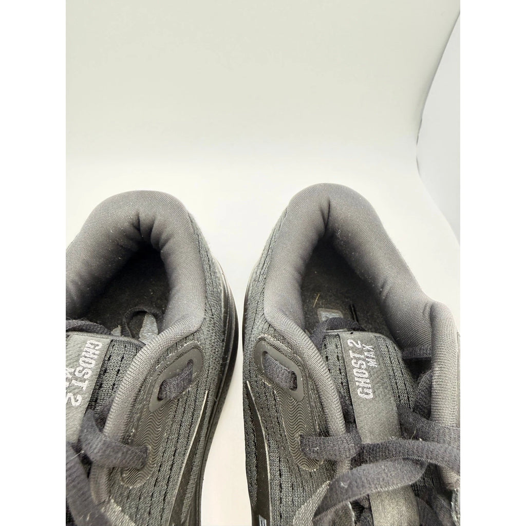 Brooks Ghost Max 2 womens UK 8 Running Shoes Gym Trainers Triple Black Wide Fit — photo 12