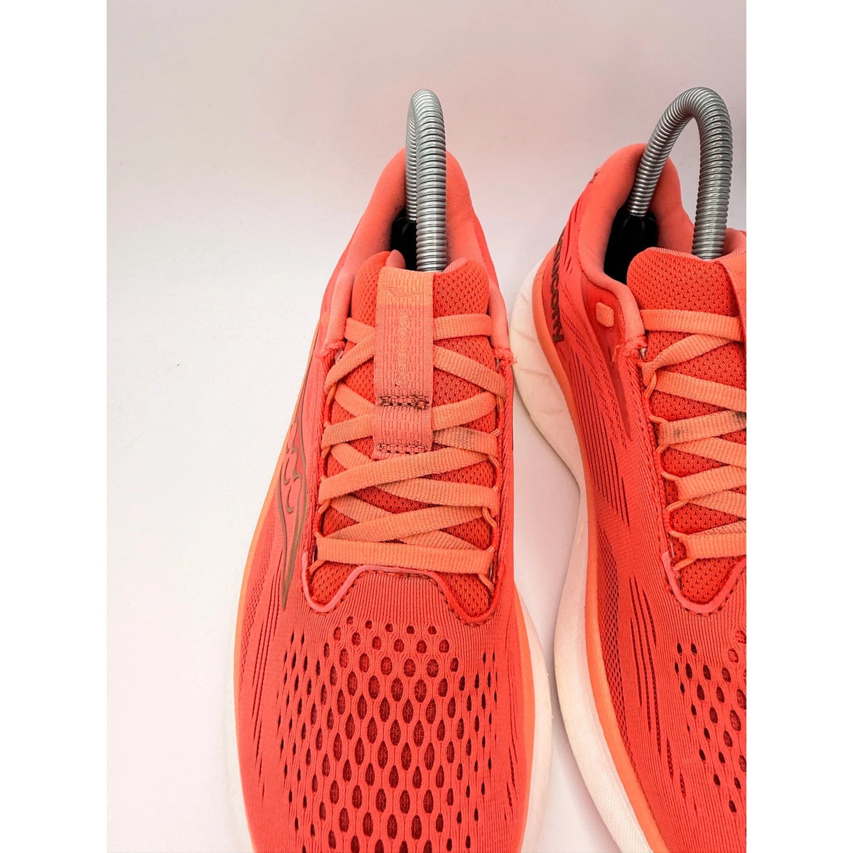 Saucony Ride 18 Womens UK 5 Coral Neutral Running Shoes Trainers — photo 4