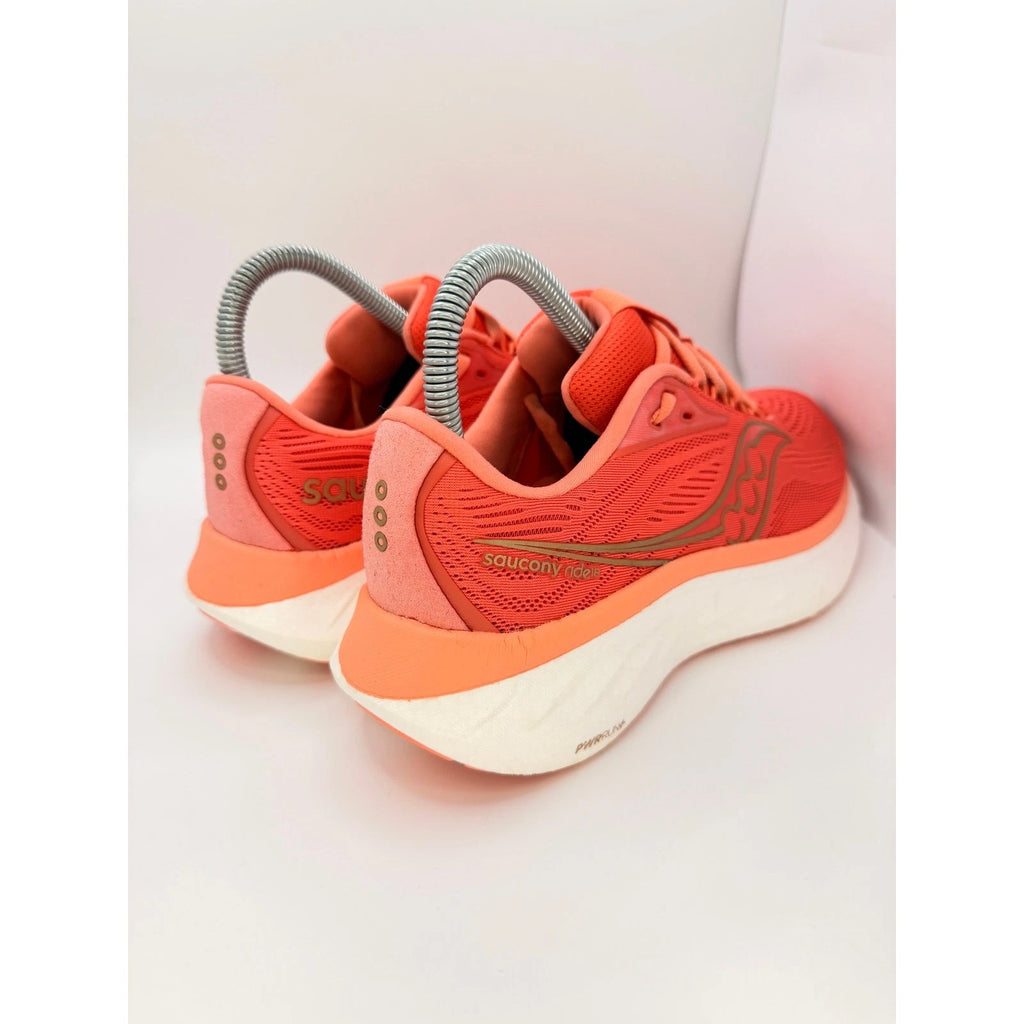 Saucony Ride 18 Womens UK 5 Coral Neutral Running Shoes Trainers — photo 7