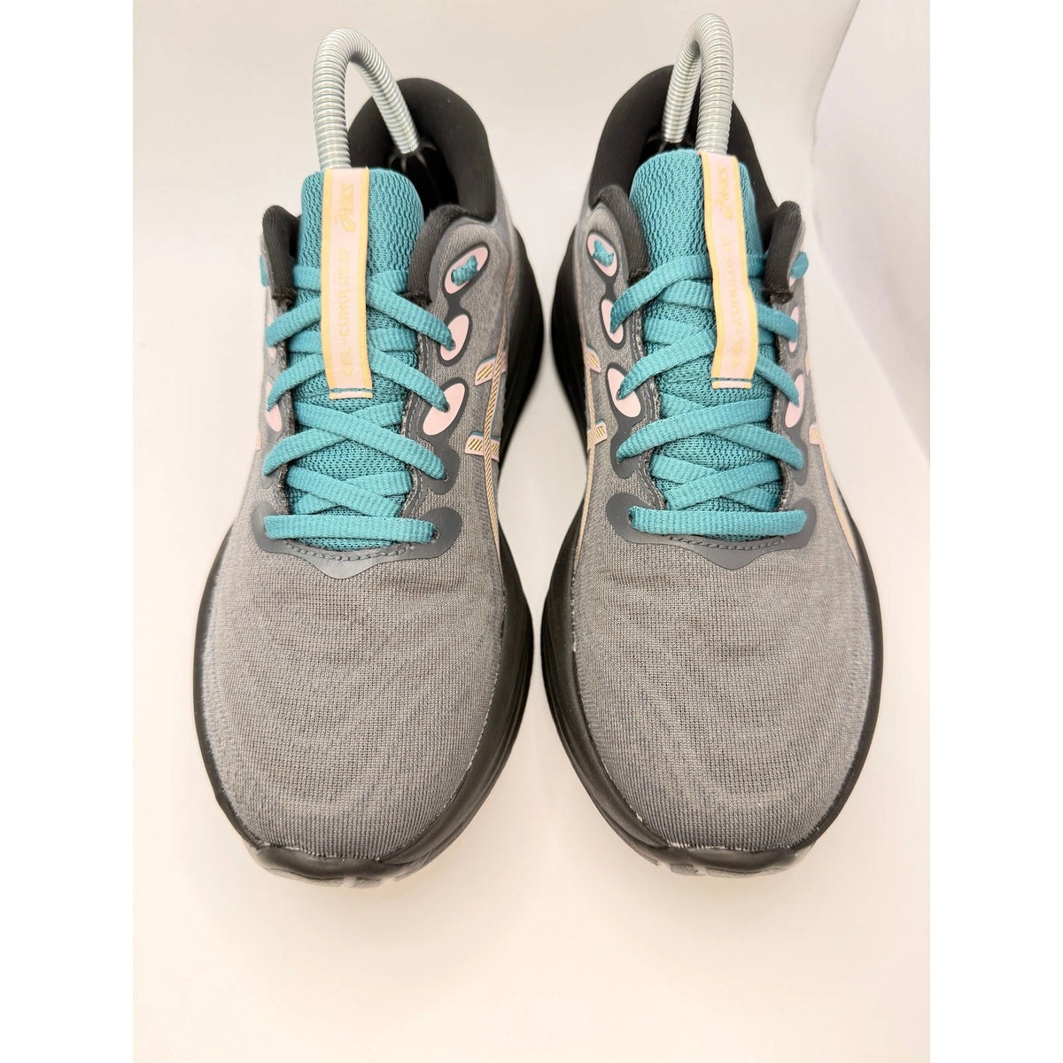 ASICS Gel-Cumulus 27 GTX Womens UK 6 Gore-Tex Running Shoes Grey Green — photo 3