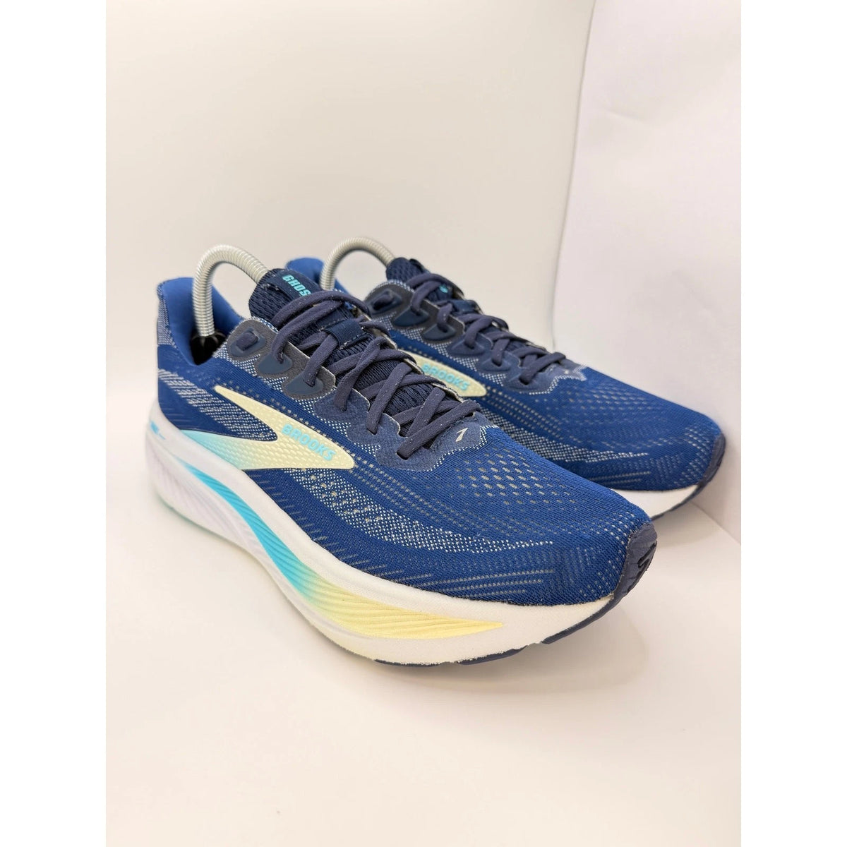 Brooks Ghost 17 Men's Running Shoes Navy Green Turquoise UK 8.5 — photo 4