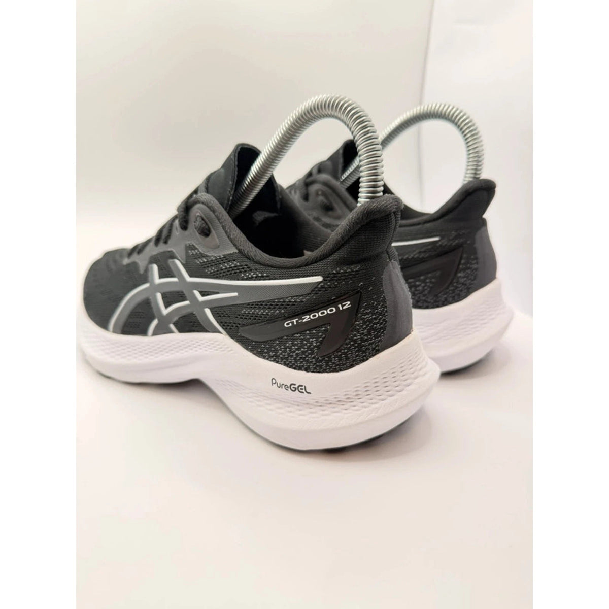 Asics GT-2000 12 Stability Running Shoes UK 3.5 Black White — photo 8