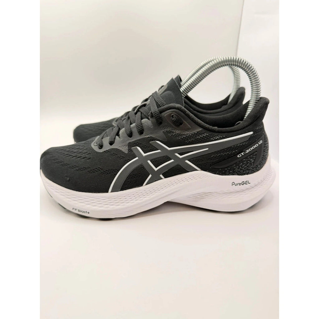 Asics GT-2000 12 Stability Running Shoes UK 3.5 Black White — photo 9