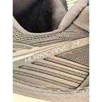 Saucony Hurricane 24 Mens 8UK Stability Running Shoes Black & White Gym Trainers — photo 10