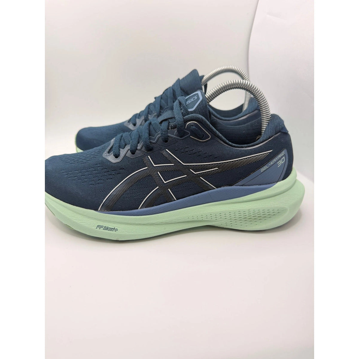 ASICS Gel Kayano 30 Stability Running Shoes UK 7 Navy Green — photo 12