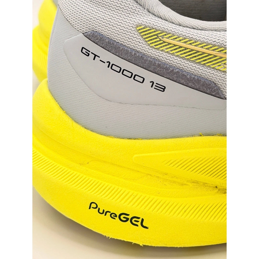 ASICS GT-1000 13 Womens UK 7 Grey Yellow Stability Running Shoes PureGEL — photo 8