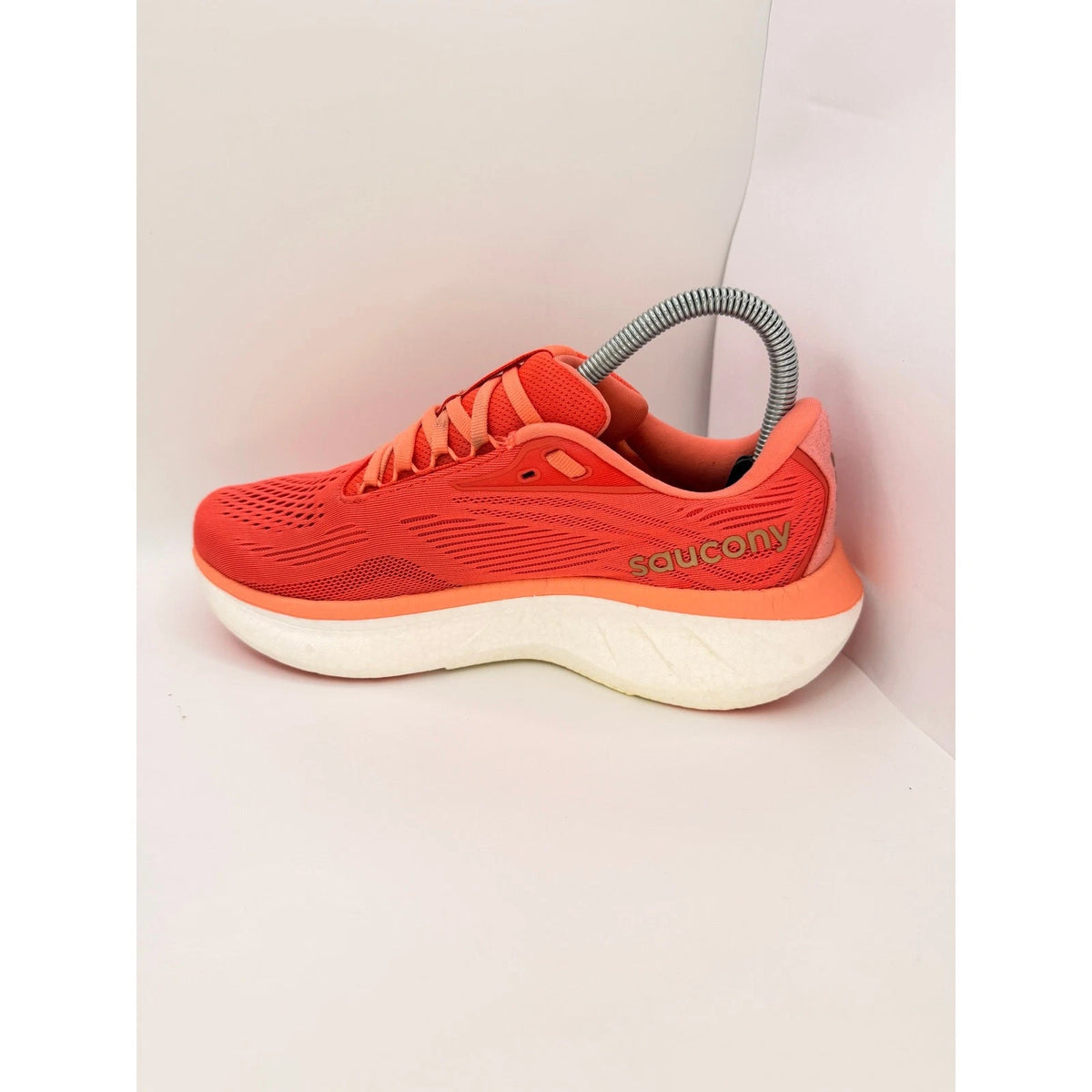 Saucony Ride 18 Womens UK 5 Coral Neutral Running Shoes Trainers — photo 11