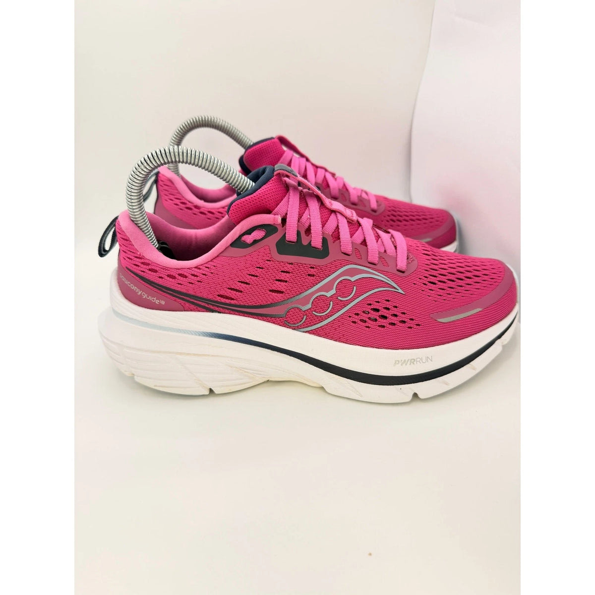 Saucony Guide 18 Womens Stability Running Shoes UK 5.5 Pink Trainers — photo 6