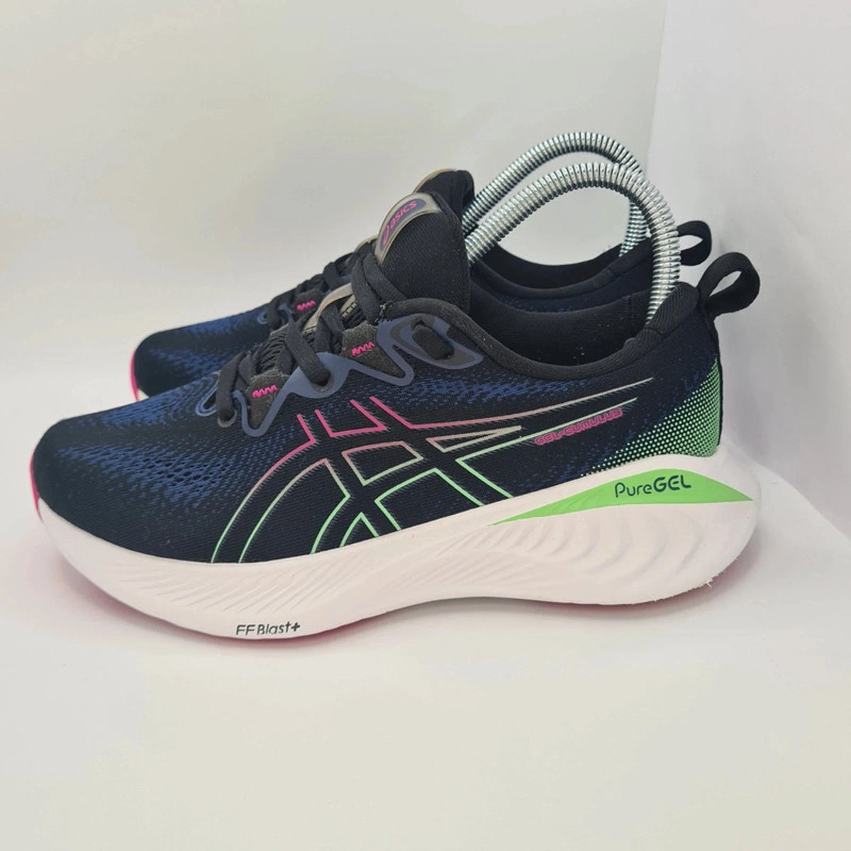 Asics Gel-Cumulus 25 Women’s Running Shoes UK 4 EU 37 US 6 Navy Pink Green — photo 9