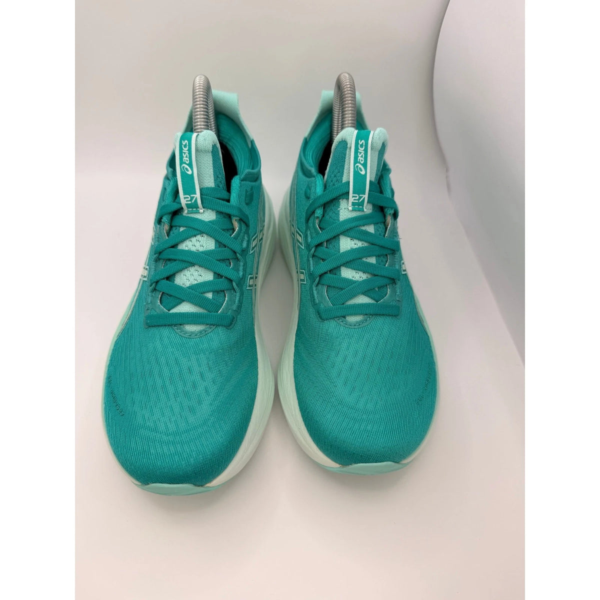 ASICS Gel Nimbus 27 Women’s UK 5 Running Shoes Gym Trainers Teal Green — photo 2