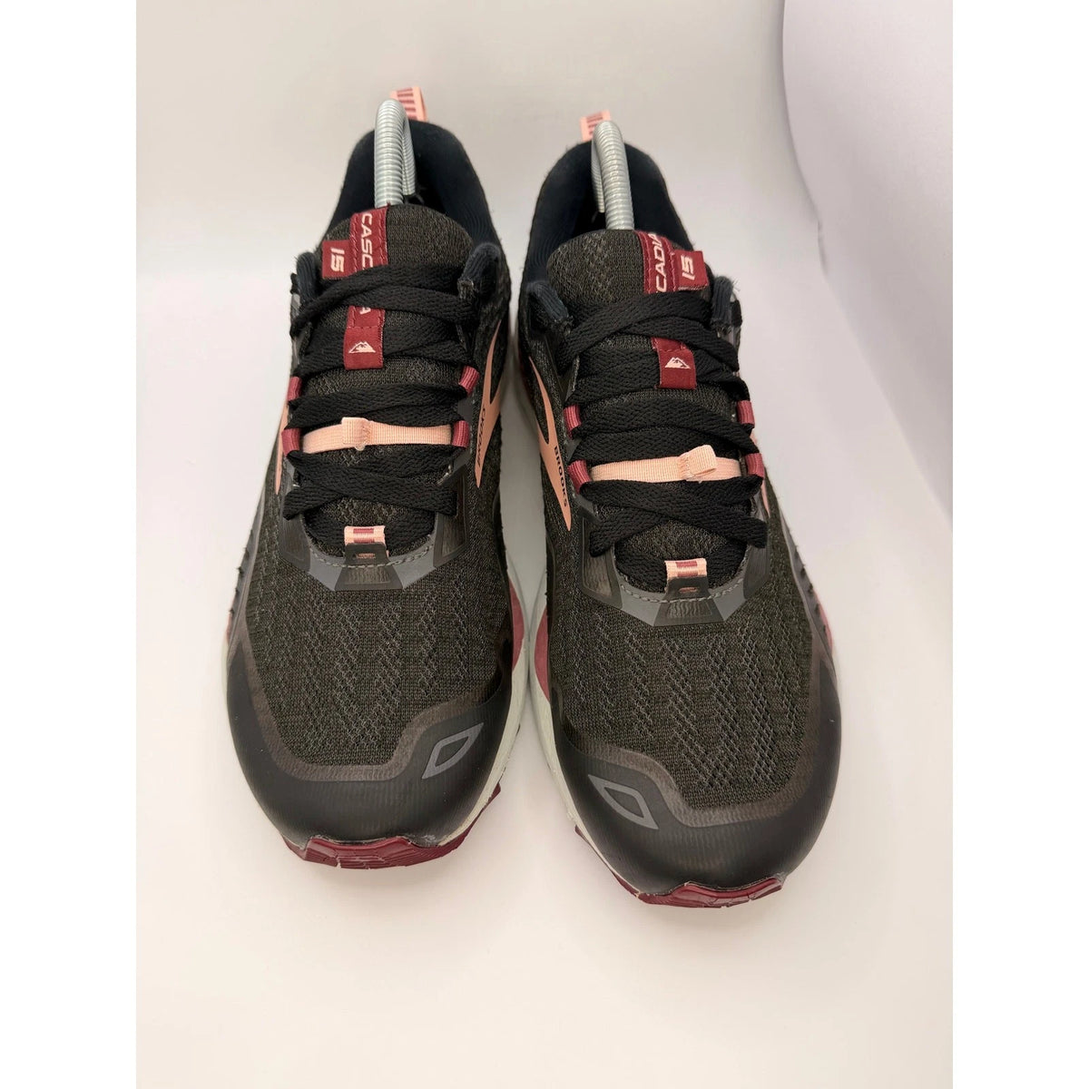 Brooks Cascadia 15 Men’s UK 9 Trail Running Shoes Black Pink — photo 2