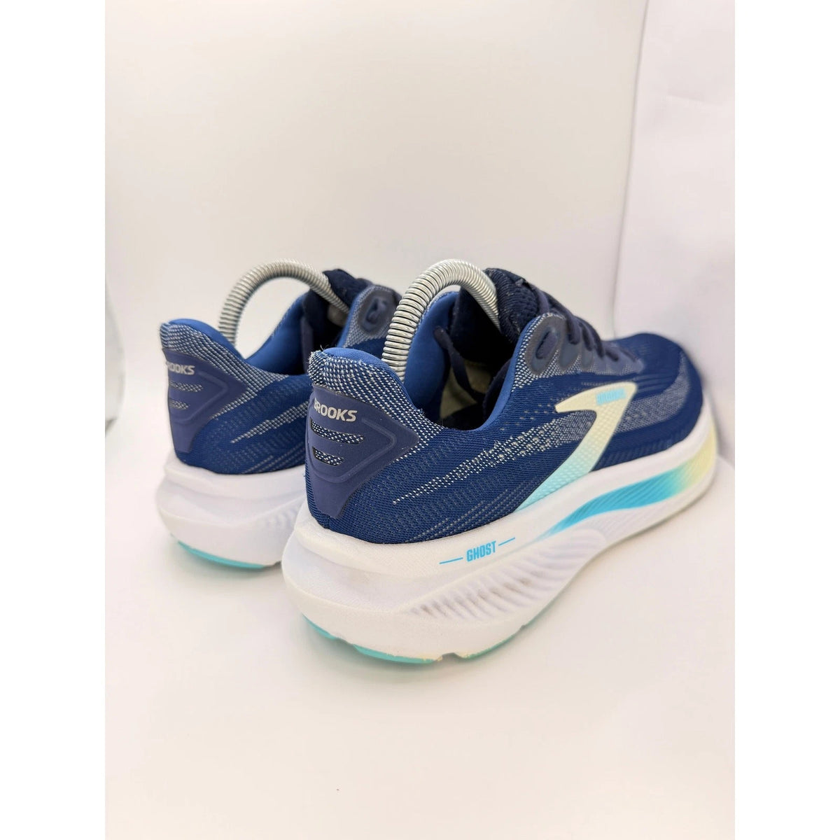 Brooks Ghost 17 Men's Running Shoes Navy Green Turquoise UK 8.5 — photo 6
