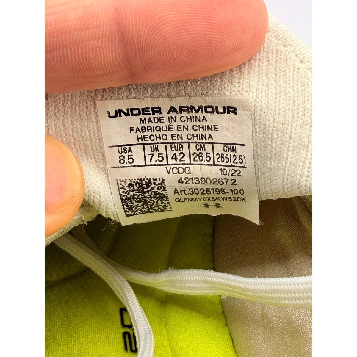 Under Armour HOVR Phantom 2 Women’s UK 7.5 Running Shoes Gym Trainers White — photo 7