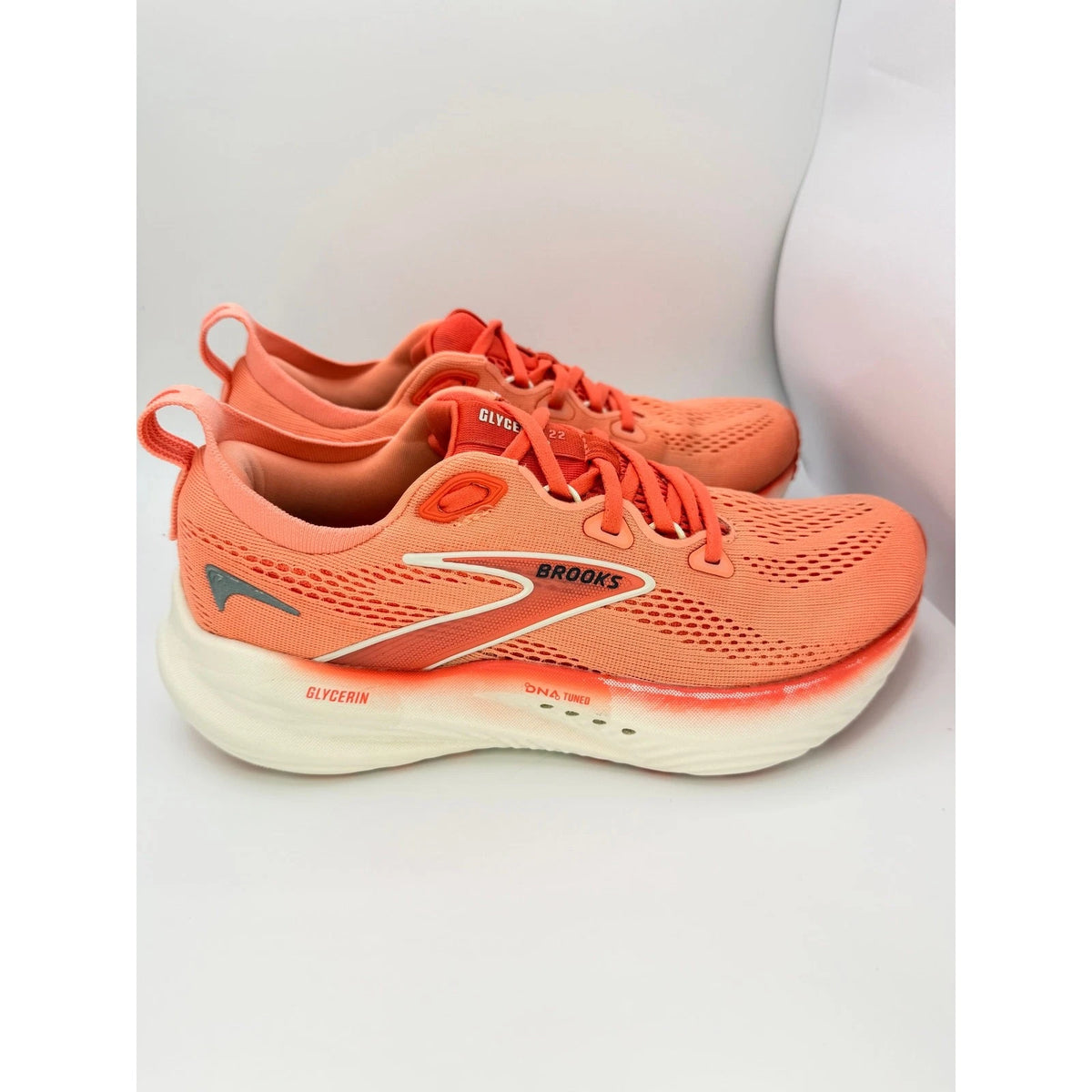Brooks Glycerin 22 Womens Neutral Running Shoes UK 5.5 Orange Coral — photo 6