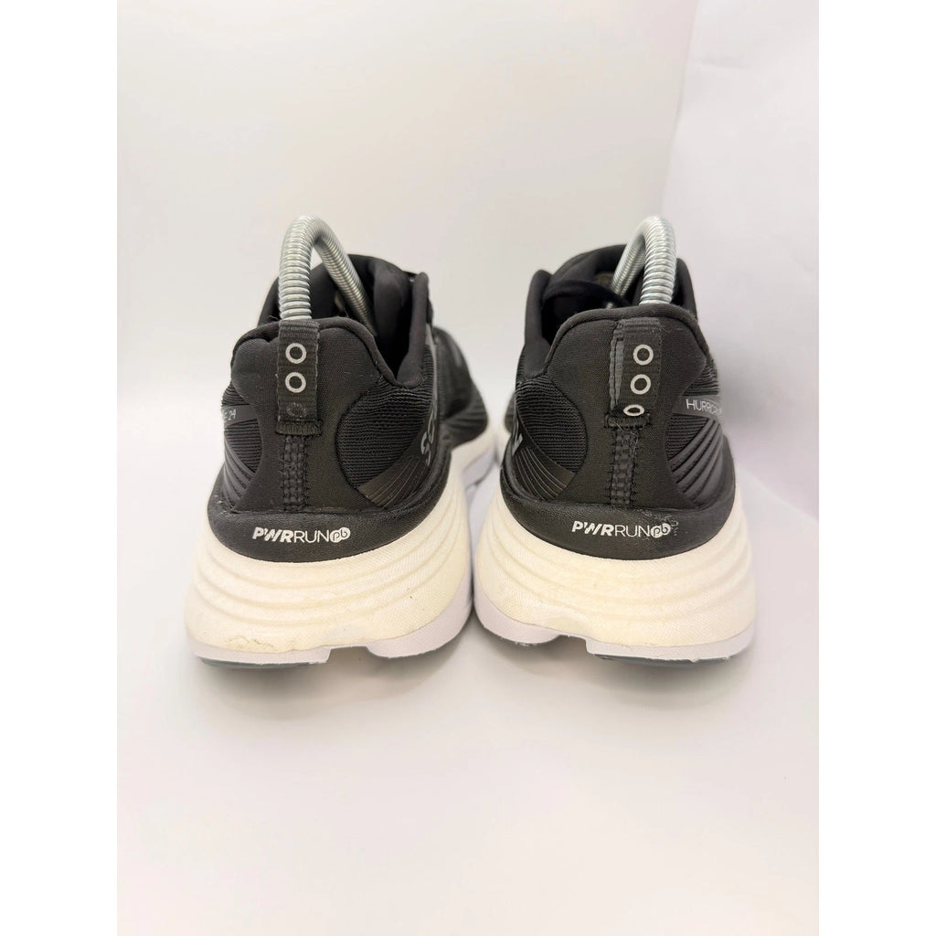 Saucony Hurricane 24 Mens 8UK Stability Running Shoes Black & White Gym Trainers — photo 7