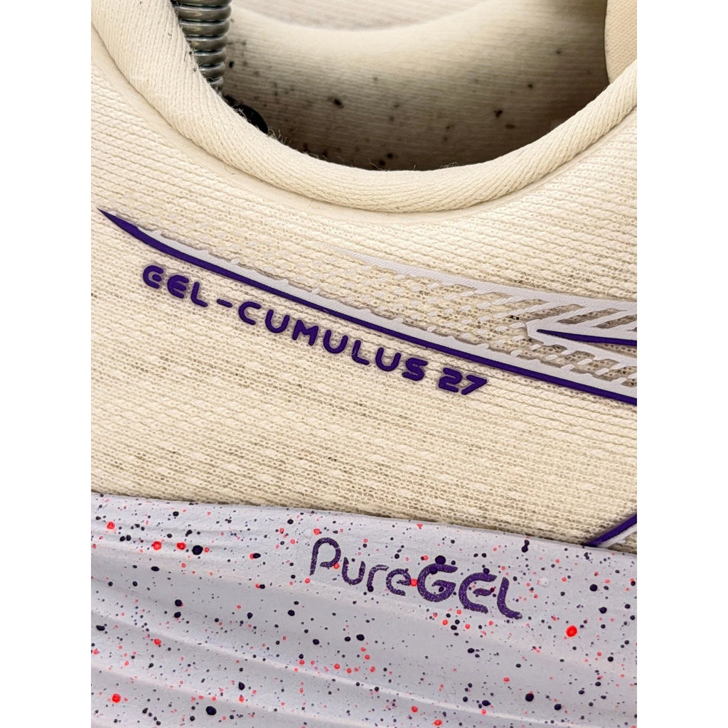 ASICS Gel-Cumulus 27 Tokyo Womens UK 7.5 Running Shoes Cream Purple — photo 7