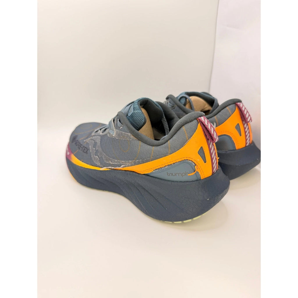 Saucony Triumph 22 GTX Womens Running Shoes UK 6 Gore-Tex Trainers Navy — photo 8