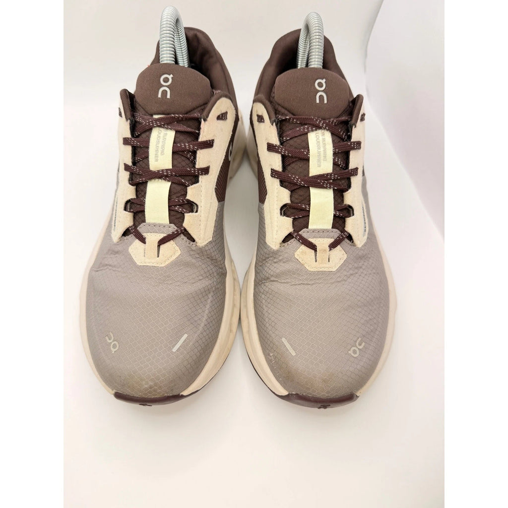 On Cloudrunner 2 Waterproof Womens UK 6.5 Running Shoes CloudTec WP Grey Brown — photo 3