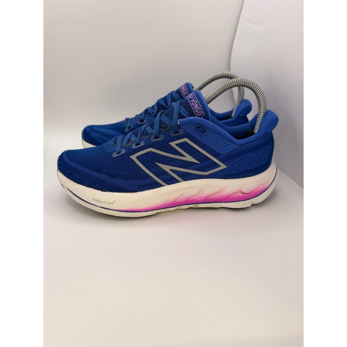 New Balance Fresh Foam X Vongo Women’s Stability Running Shoes Blue Pink UK5 — photo 13