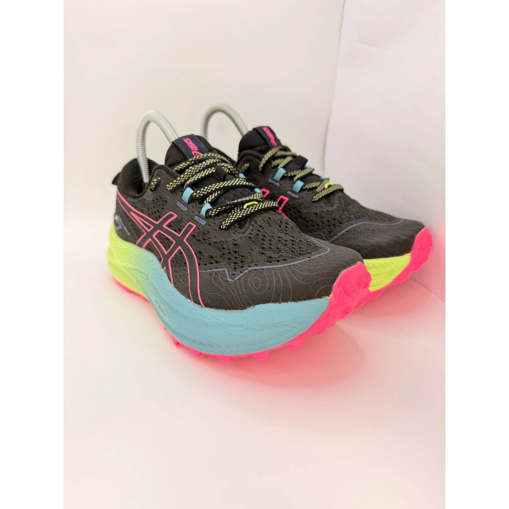 ASICS Trabuco Max 2 Womens UK 5 Black Pink Trail Running Shoes — photo 4