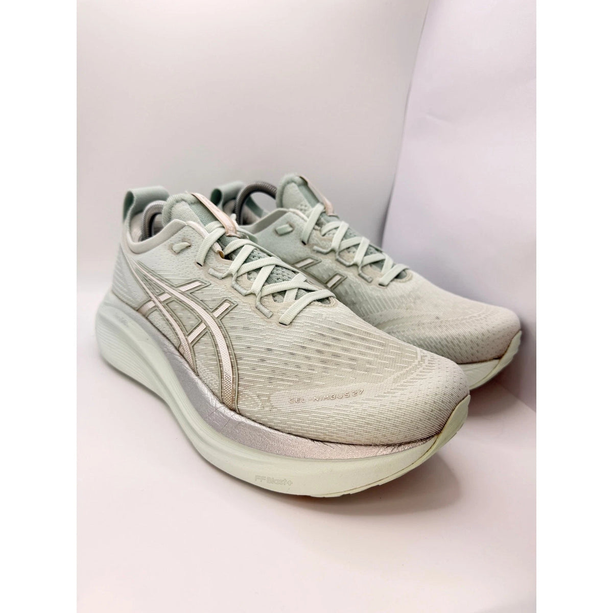ASICS Gel-Nimbus 27 Mens Running Shoes Trainers Mint Green UK 9.5 EU 44.5 — photo 4