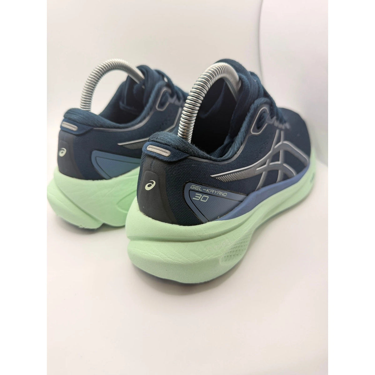 ASICS Gel Kayano 30 Stability Running Shoes UK 7 Navy Green — photo 9