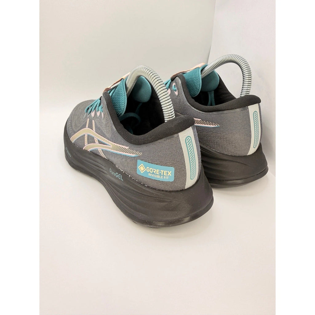 ASICS Gel-Cumulus 27 GTX Womens UK 6 Gore-Tex Running Shoes Grey Green — photo 12