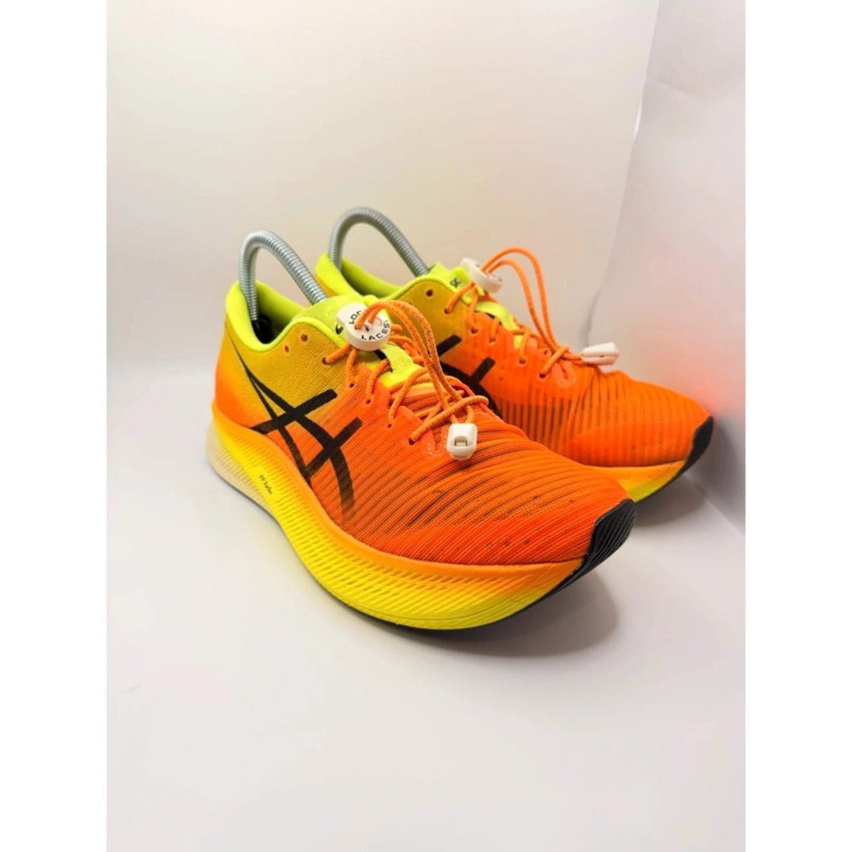 ASICS Metaspeed Sky Carbon Racing Shoes Orange Yellow Size UK 7 — photo 4