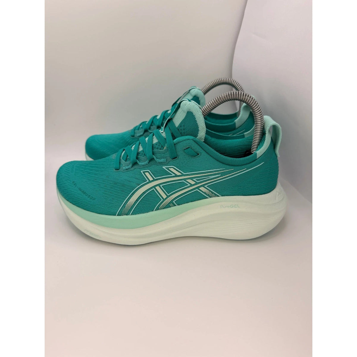 ASICS Gel Nimbus 27 Women’s UK 5 Running Shoes Gym Trainers Teal Green — photo 11