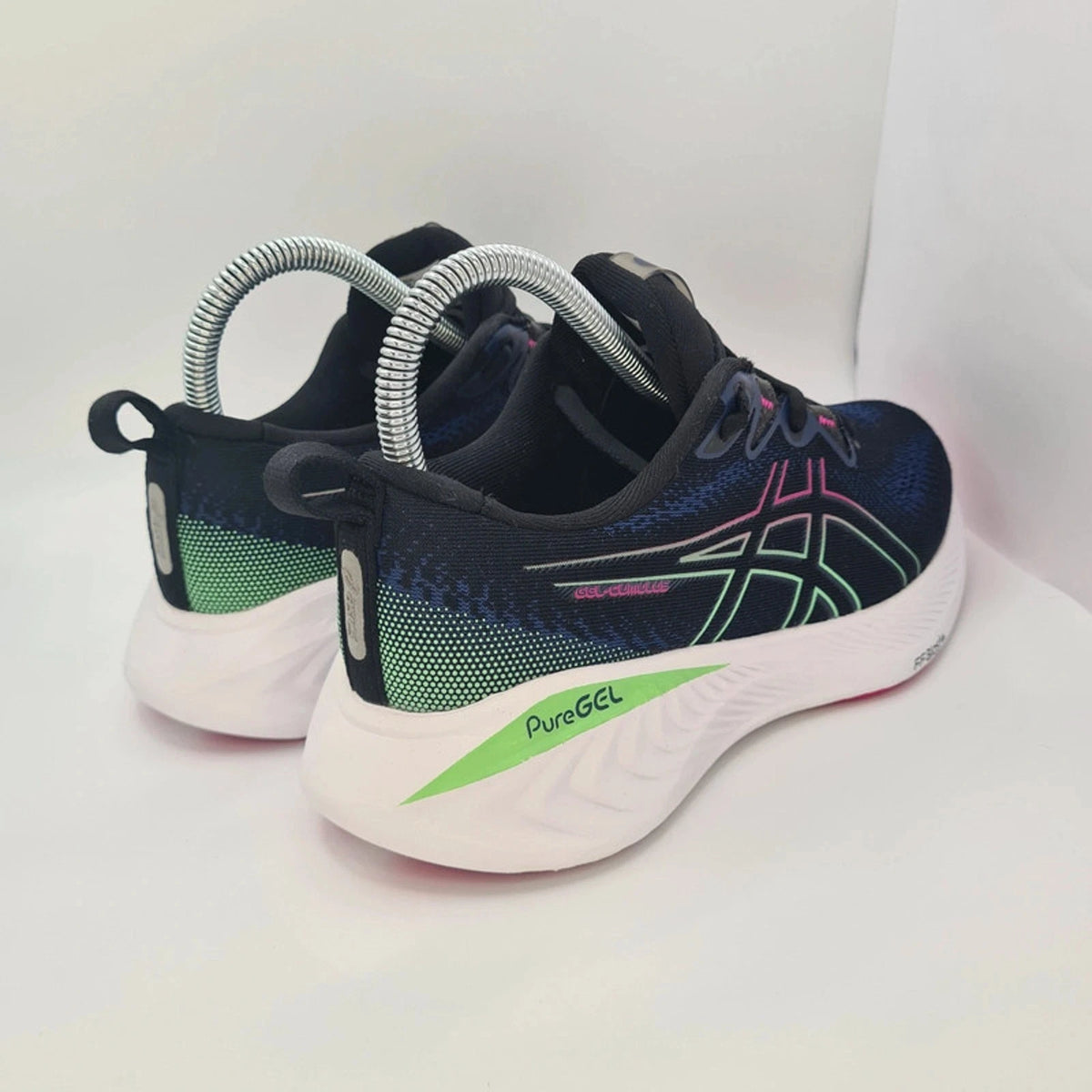 Asics Gel-Cumulus 25 Women’s Running Shoes UK 4 EU 37 US 6 Navy Pink Green — photo 6
