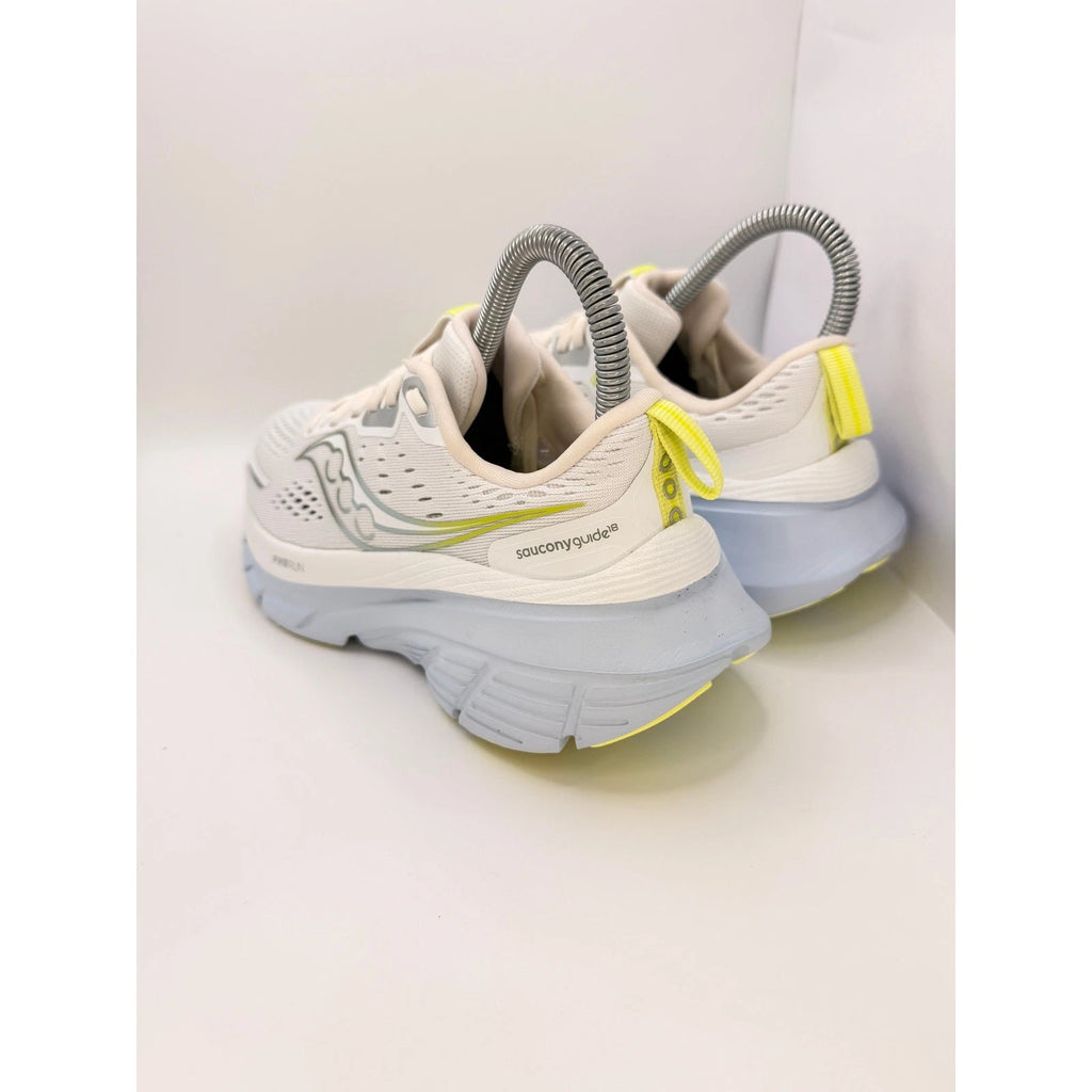Saucony Guide 18 Womens Stability Running Shoes Size Gym Trainers Size 4UK White — photo 10