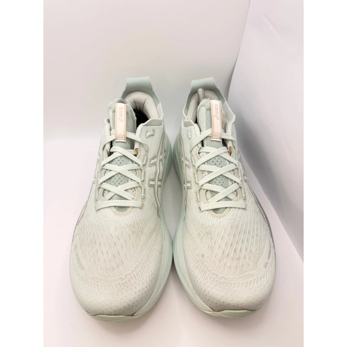 ASICS Gel-Nimbus 27 Mens Running Shoes Trainers Mint Green UK 9.5 EU 44.5 — photo 3