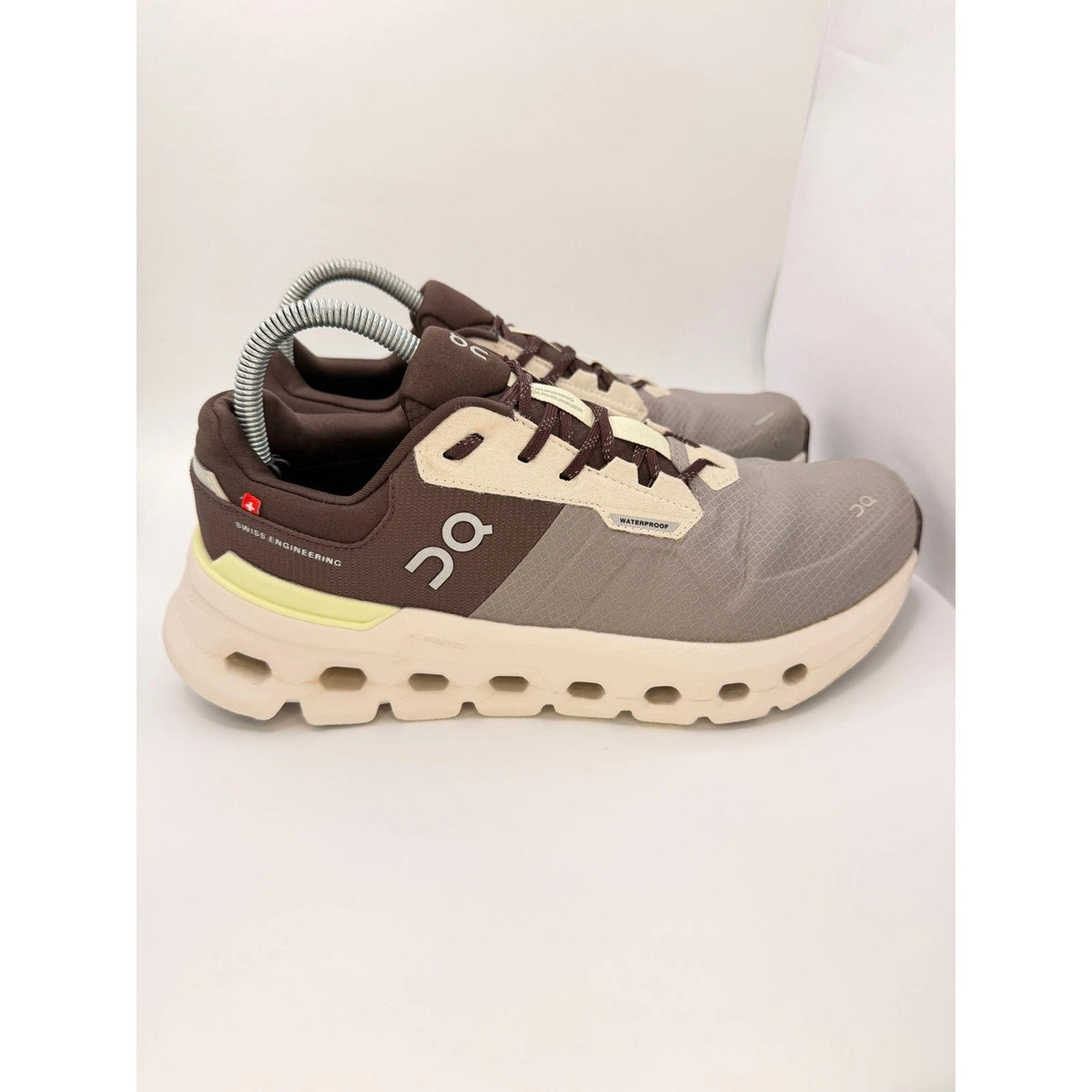On Cloudrunner 2 Waterproof Womens UK 6.5 Running Shoes CloudTec WP Grey Brown — photo 9