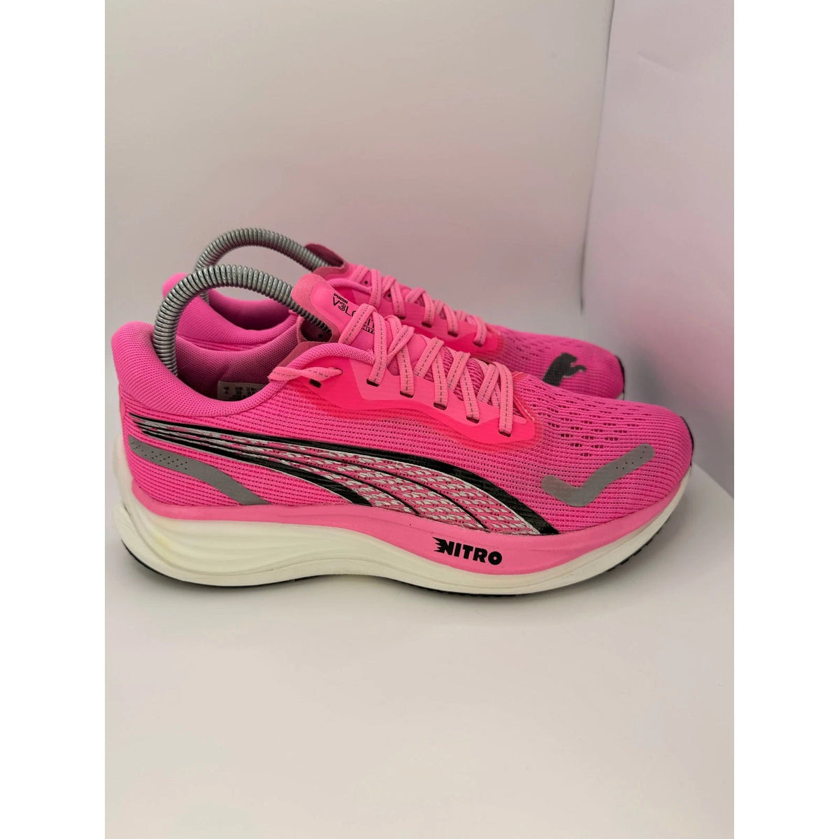 Puma Velocity Nitro3 Womens UK6 Pink Cushioned Daily Running Shoes Gym Trainers — photo 5