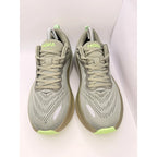 Hoka Bondi 8 Mens UK 8 Grey Lime Max Cushion Running Shoes — photo 3