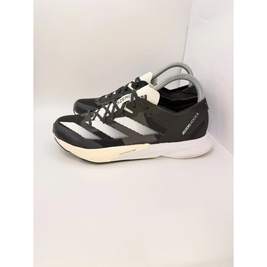 Adidas Adizero Adios 8 Womens Black White Running Shoes Gym Trainers UK 6 — photo 12