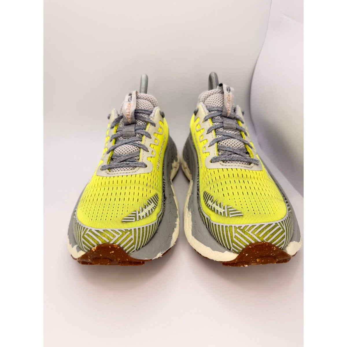 New Balance Fresh Foam X More Trail Womens Running Shoes UK 6 Yellow Grey — photo 2