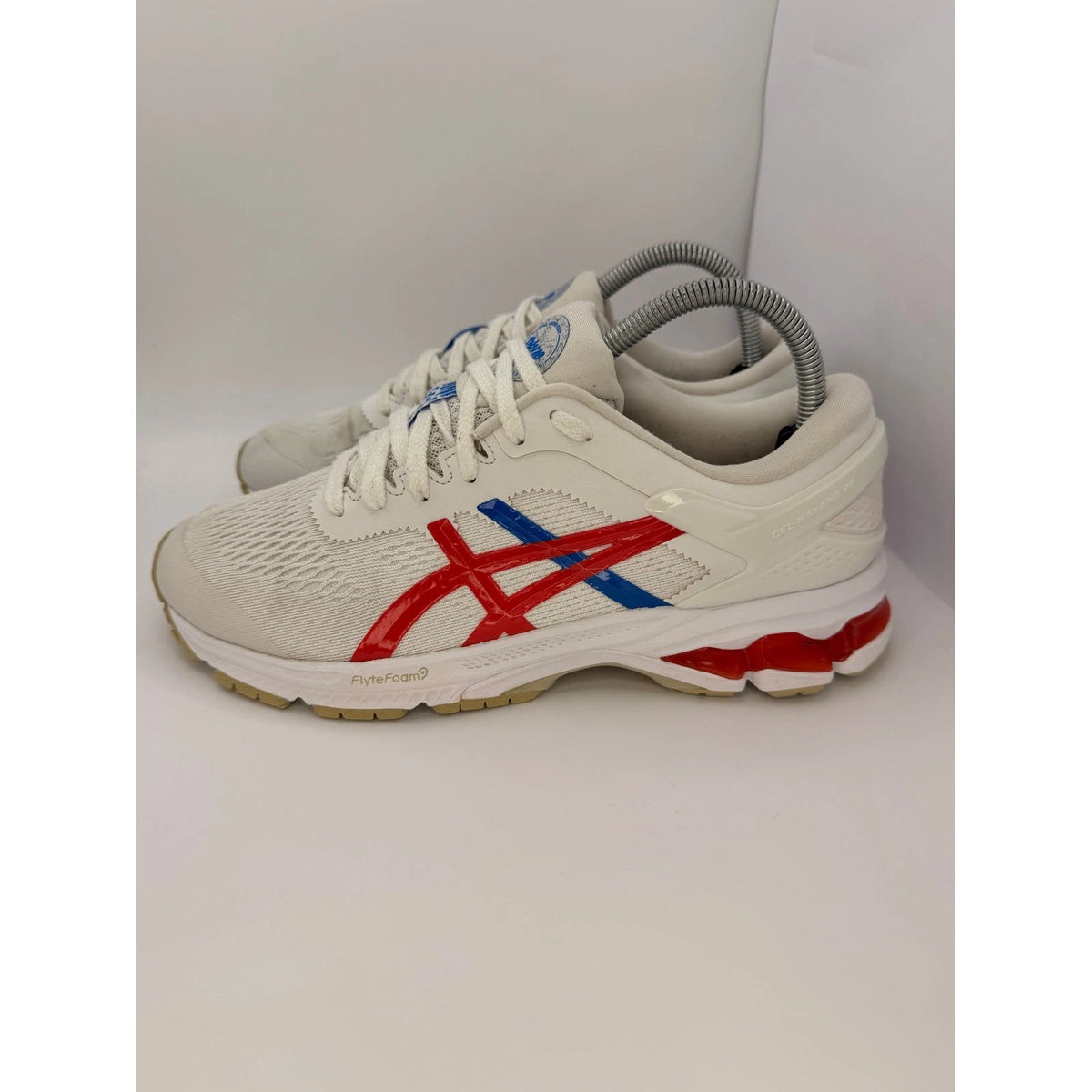 ASICS Gel Kayano 26 Womens 6.5UK Stability Running Shoes Cushioned Support White — photo 9
