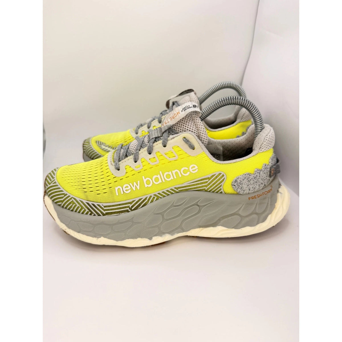 New Balance Fresh Foam X More Trail Womens Running Shoes UK 6 Yellow Grey — photo 12