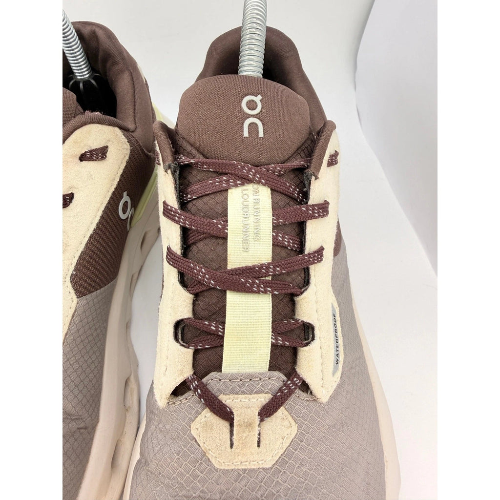 On Cloudrunner 2 Waterproof Womens UK 6.5 Running Shoes CloudTec WP Grey Brown — photo 4